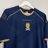 2007/08 SCOTLAND HOME SHIRT (L) DIADORA