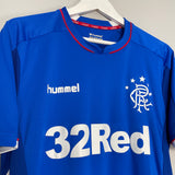 2018/19 RANGERS HOME SHIRT (M) HUMMEL