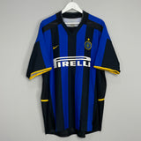 2002/03 INTER MILAN CRESPO #9 HOME SHIRT (XL) NIKE