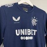 2020/21 RANGERS L/S TRAINING SHIRT (M) CASTORE