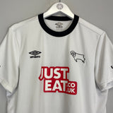 2014/15 DERBY COUNTY HOME SHIRT (M) UMBRO