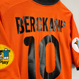 2000/02 NETHERLANDS BERGKAMP #10 HOME SHIRT (XL) NIKE