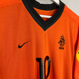 2000/02 NETHERLANDS BERGKAMP #10 HOME SHIRT (XL) NIKE