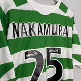 2005/07 CELTIC NAKAMURA #25 HOME SHIRT (XL) NIKE