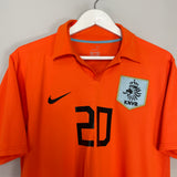 2006/08 NETHERLANDS SNEIJDER #20 HOME SHIRT (M) NIKE