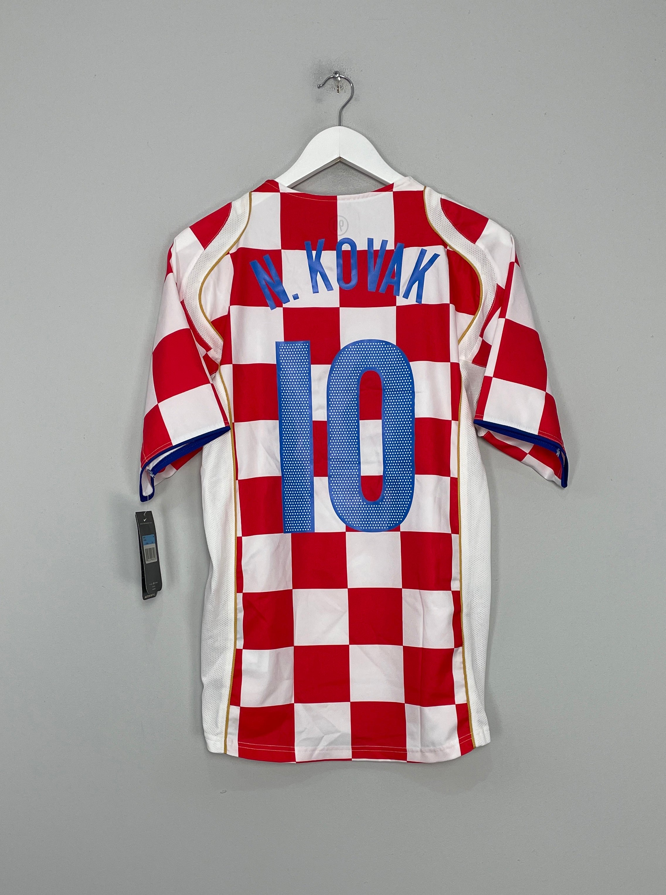 2004/06 CROATIA KOVAK #10 *BNWT* HOME SHIRT (M) NIKE