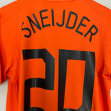 2006/08 NETHERLANDS SNEIJDER #20 HOME SHIRT (M) NIKE