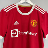 2021/22 MANCHESTER UNITED RONALDO #7 HOME SHIRT (M) ADIDAS