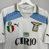 1999/00 LAZIO *CENTENARY* AWAY SHIRT (XL) PUMA