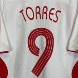 2007/08 LIVERPOOL TORRES #9 AWAY SHIRT (M) ADIDAS