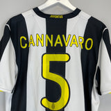 2008/09 JUVENTUS CANNAVARO #5 HOME SHIRT (L) NIKE