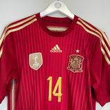 2013/15 SPAIN ALONSO #14 HOME SHIRT (M) ADIDAS