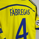 2014/15 CHELSEA FABREGAS #4 C/L AWAY SHIRT (M) ADIDAS