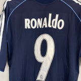 2005/06 REAL MADRID RONALDO #9 AWAY SHIRT (L) ADIDAS