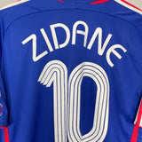 2006/07 FRANCE ZIDANE #10 HOME SHIRT (XL) ADIDAS