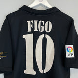 2001/02 REAL MADRID FIGO #10 AWAY SHIRT (L) ADIDAS