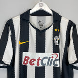 2010/11 JUVENTUS DEL PIERO #10 HOME SHIRT (L) NIKE