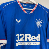 2020/21 RANGERS HOME SHIRT (XL) CASTORE