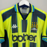 1998/99 MANCHESTER CITY AWAY SHIRT (L) KAPPA