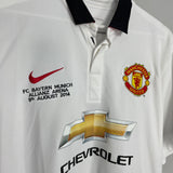 2014/15 MANCHESTER UNITED SCHOLES #18 *BNWT* LEGENDS AWAY SHIRT (XL) NIKE