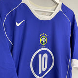 2004/06 BRAZIL RONALDINHO #10 AWAY SHIRT (XXXL) NIKE