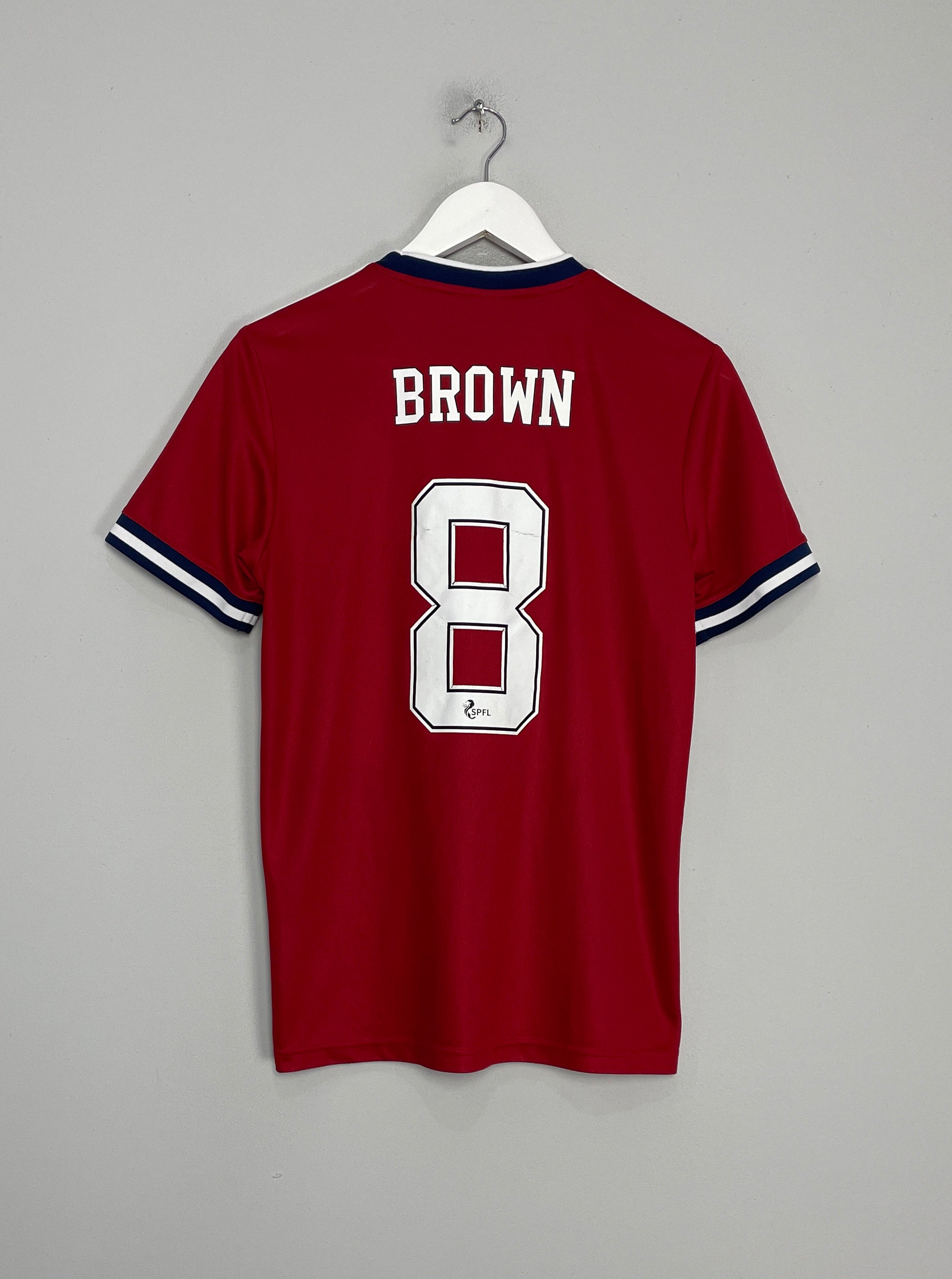 2021/22 ABERDEEN BROWN #8 HOME SHIRT (S) ADIDAS