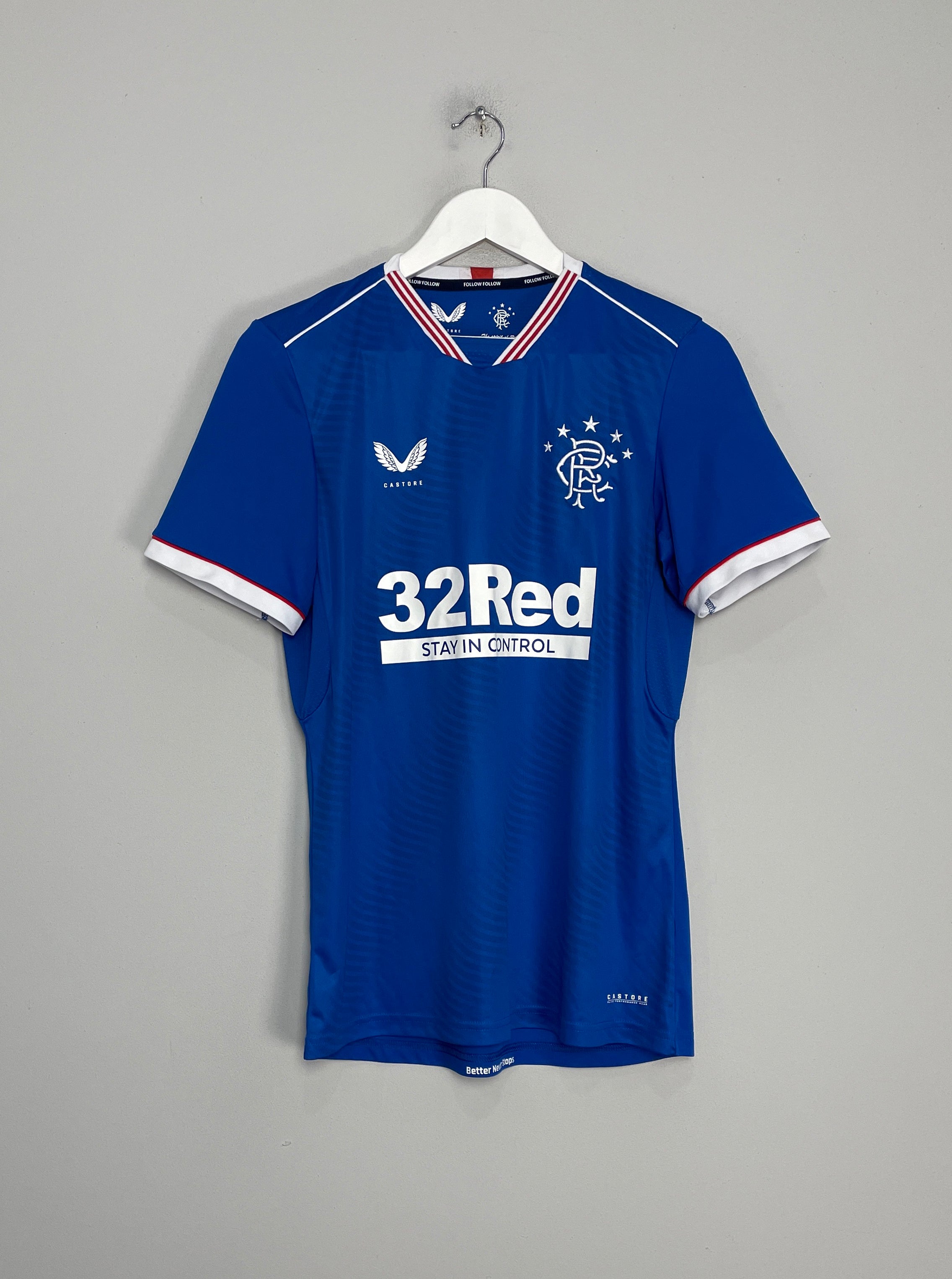 2020/21 RANGERS HOME SHIRT (S) CASTORE