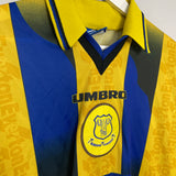 1996/98 EVERTON AWAY SHIRT (XL) UMBRO