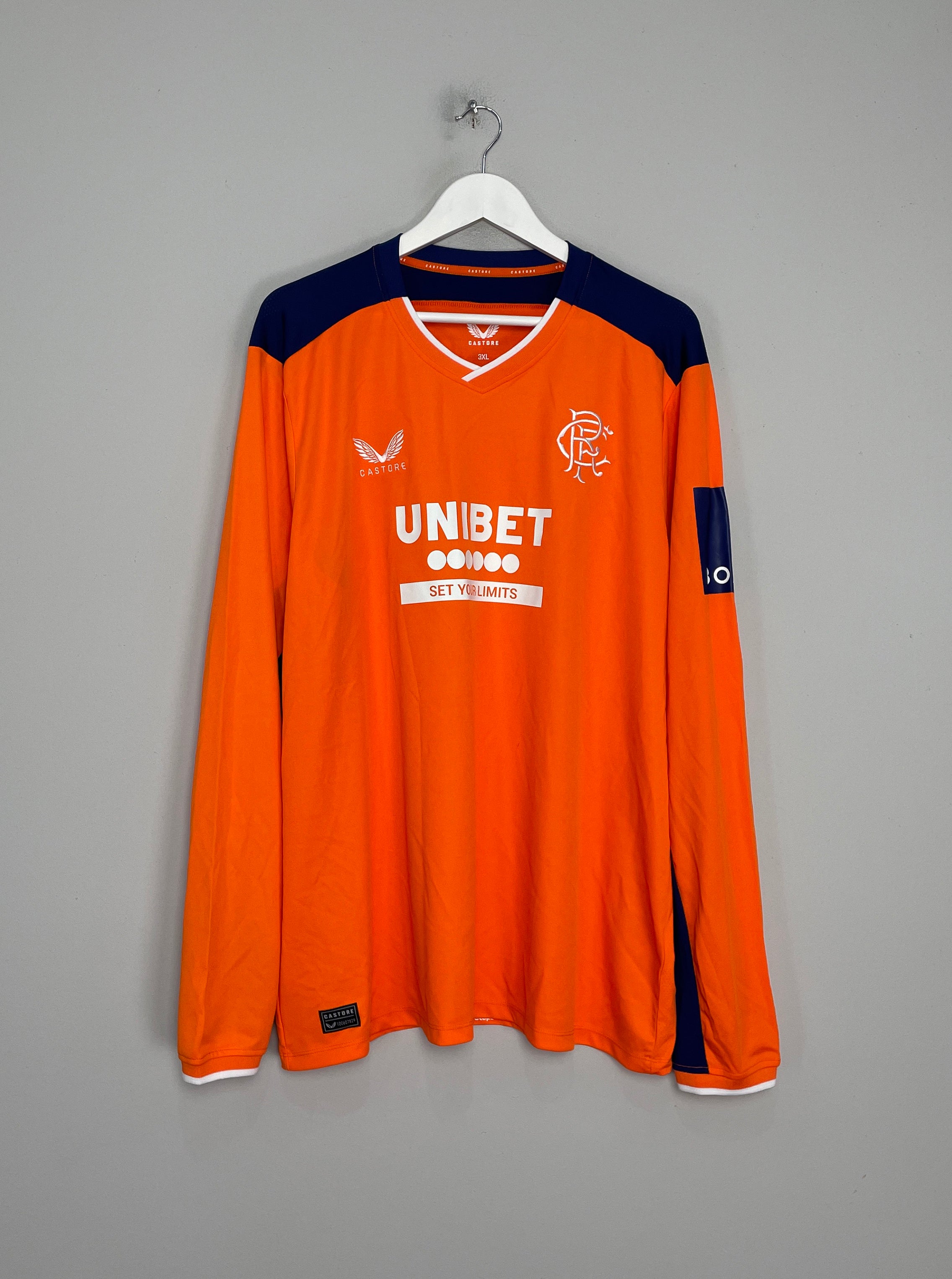 2022/23 RANGERS L/S THIRD SHIRT (XXXL) CASTORE