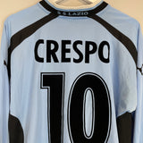 2000/01 LAZIO CRESPO #10 L/S HOME SHIRT (XL) PUMA