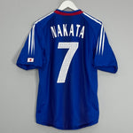 2004/05 JAPAN NAKATA #7 *PLAYER ISSUE* HOME SHIRT (M) ADIDAS