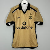 2001/02 MANCHESTER UNITED *CENTENARY* AWAY/THIRD SHIRT (S) UMBRO