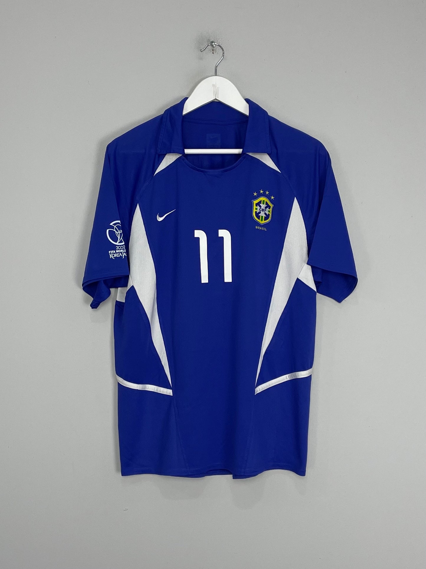 CULT KITS - 2002/04 BRAZIL RONALDINHO #11 AWAY SHIRT (M) NIKE – Cult Kits