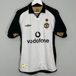 2001/02 MANCHESTER UNITED *CENTENARY* AWAY/THIRD SHIRT (S) UMBRO