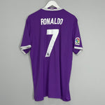 2016/17 REAL MADRID RONALDO #7 AWAY SHIRT (XL) ADIDAS