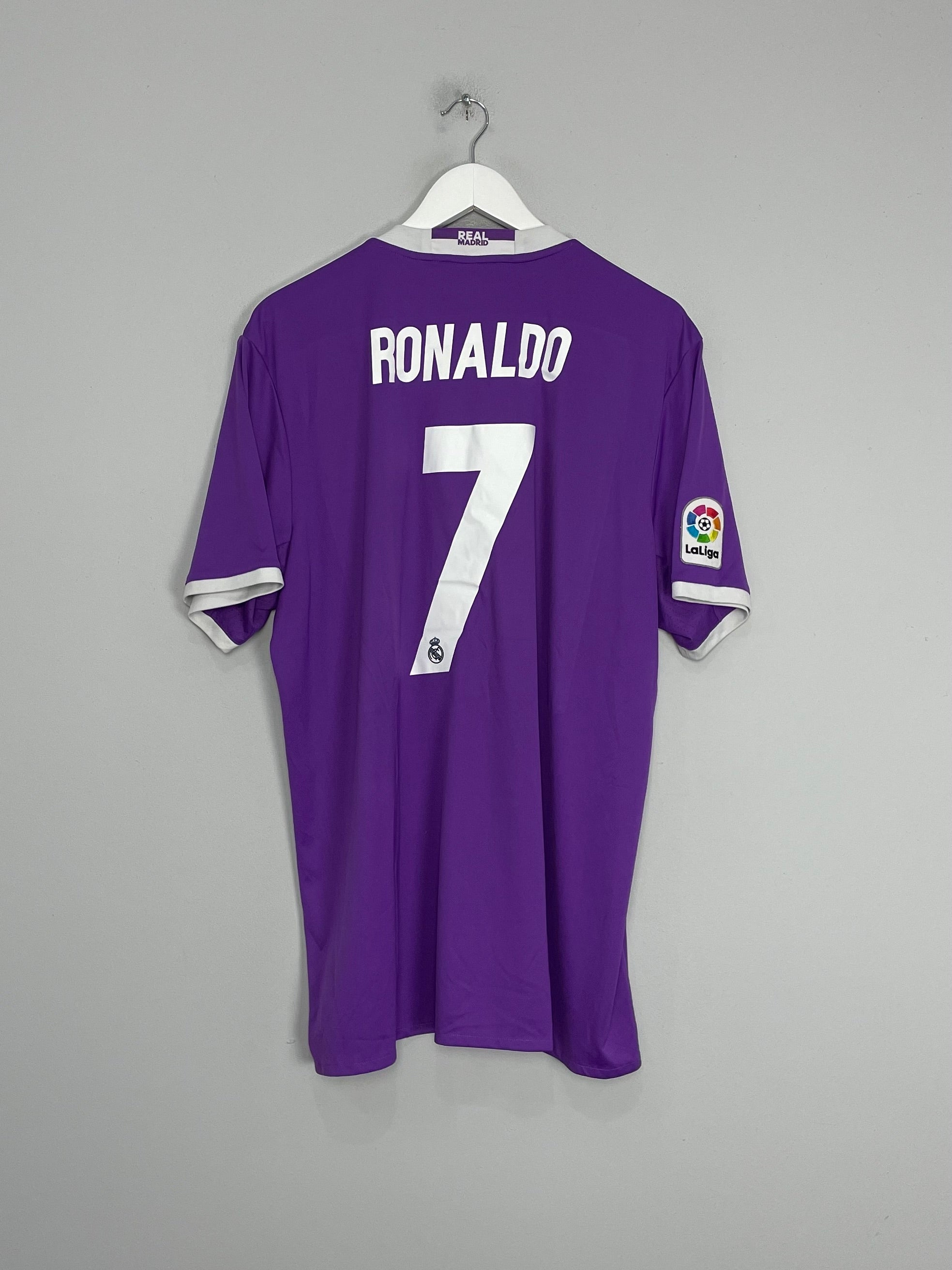 2016/17 REAL MADRID RONALDO #7 AWAY SHIRT (XL) ADIDAS