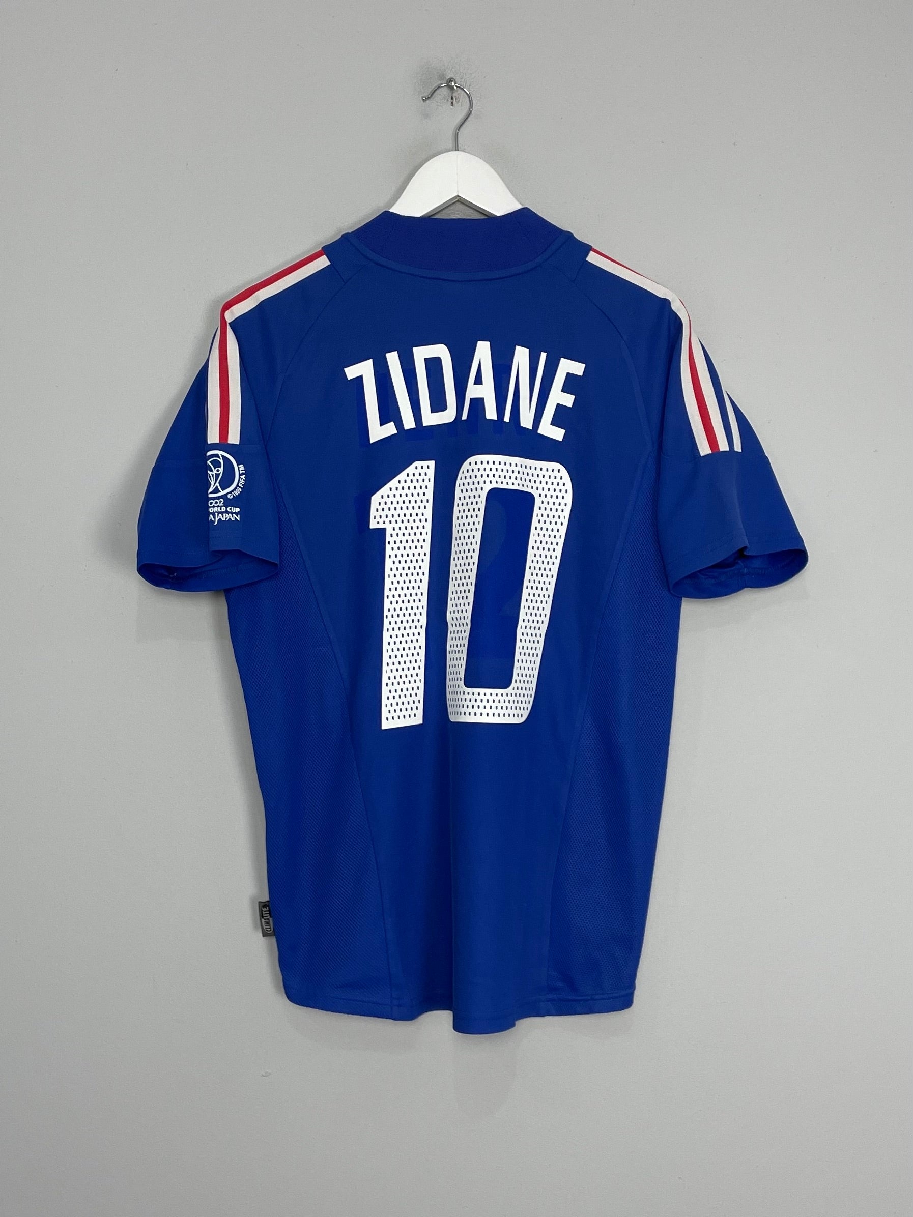 2002/04 FRANCE ZIDANE #10 HOME SHIRT (S) ADIDAS