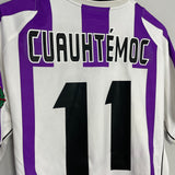 2001/02 REAL VALLADOLID BLANCO #11 HOME SHIRT (M) UMBRO