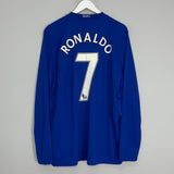 2008/09 MANCHESTER UNITED RONALDO #7 L/S THIRD SHIRT (XL) NIKE