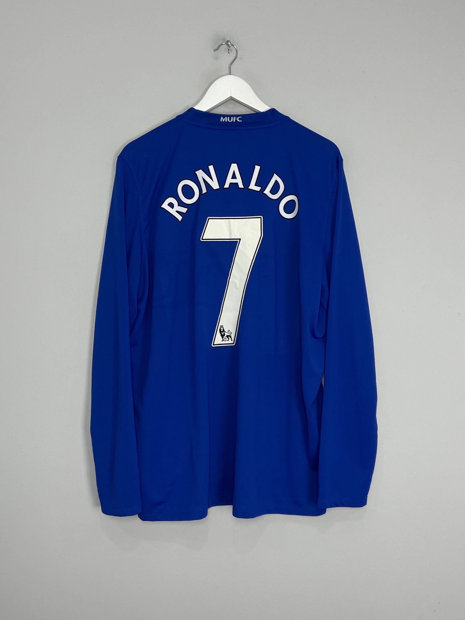 2008/09 MANCHESTER UNITED RONALDO #7 L/S THIRD SHIRT (XL) NIKE