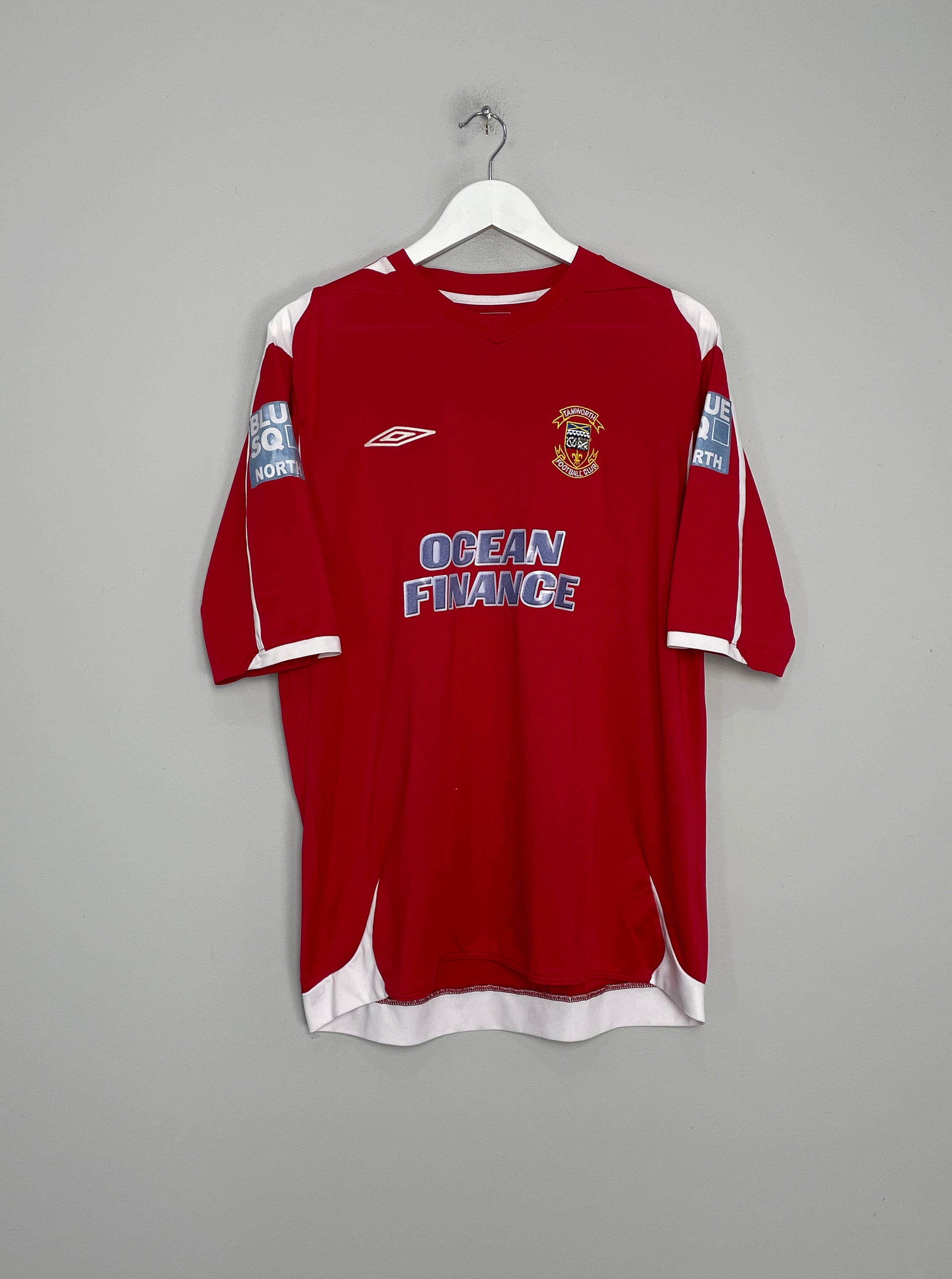 2007/09 TAMWORTH FC #11 HOME SHIRT (XL) UMBRO