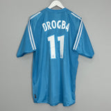 2003/04 MARSEILLE DROGBA #11 AWAY SHIRT (L) ADIDAS