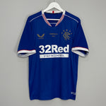 2020/21 RANGERS CHAMPIONS 55 20/21 HOME SHIRT (M) CASTORE