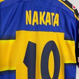 2001/02 PARMA NAKATA #10 *BNWT* HOME SHIRT (L) CHAMPION