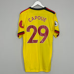 2019/20 WATFORD CAPOUE #29 *MATCH ISSUE* HOME SHIRT (L) ADIDAS