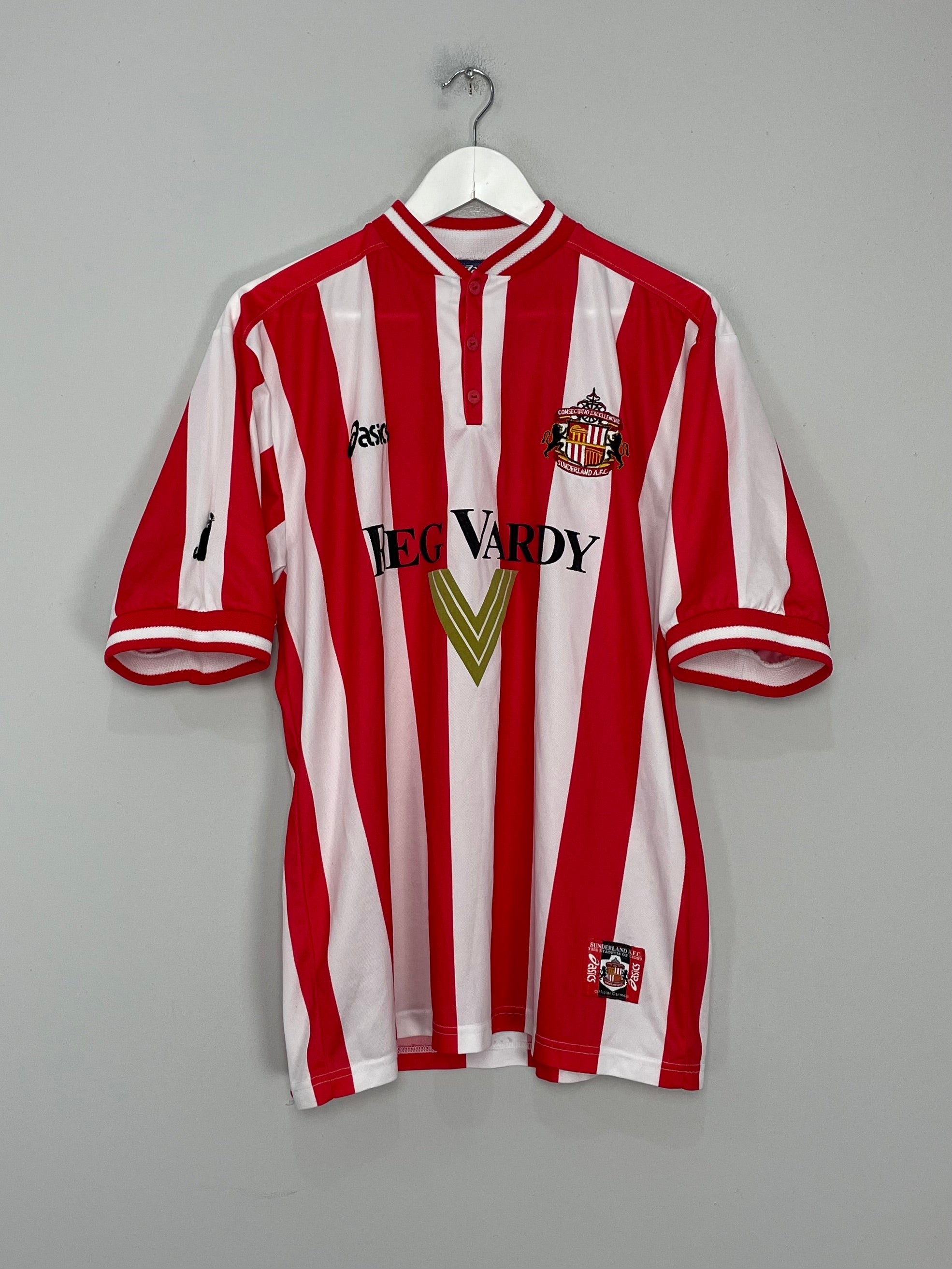 1999/00 SUNDERLAND HOME SHIRT (L) ASICS