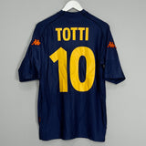 2000/01 ROMA TOTTI #10 THIRD SHIRT (XL) KAPPA