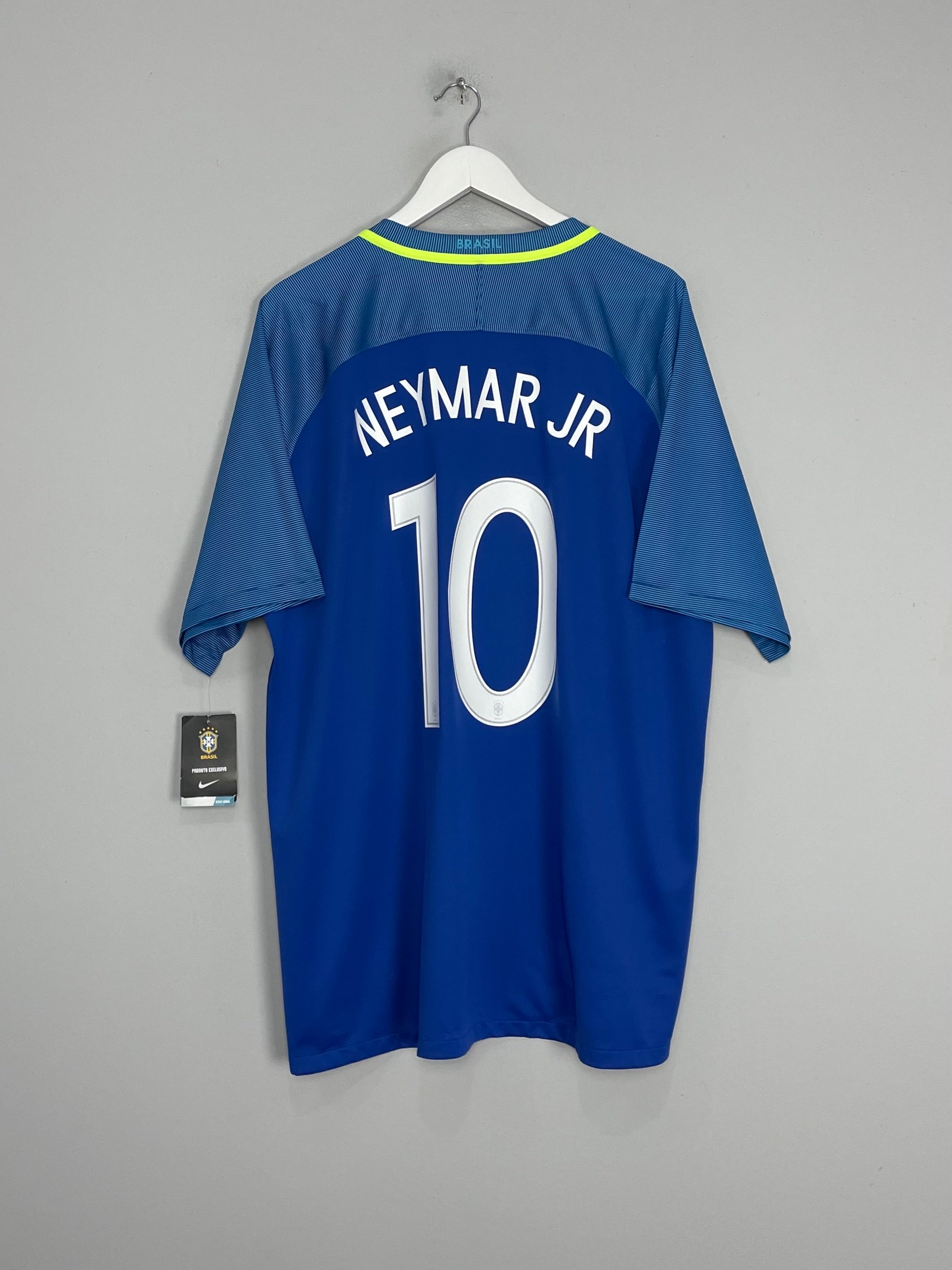 2016/17 BRAZIL NEYMAR JR #10 *BNWT* AWAY SHIRT (XXL) NIKE