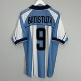 2000/01 ARGENTINA BATISTUTA #9 HOME SHIRT (L) REEBOK