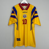 1996 ROMANIA HAGI #10 HOME SHIRT (XL) ADIDAS